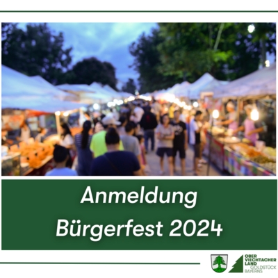 Anmeldung Bürgerfest 2024