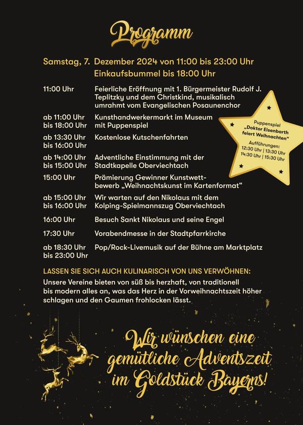 Bild vergr&ouml;&szlig;ern: Flyer Christkindmarkt 2024 hinten
