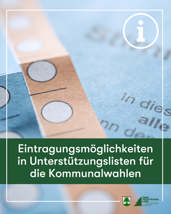 Bild vergr&ouml;&szlig;ern: Eintragungslisten Kommunalwahl 2026