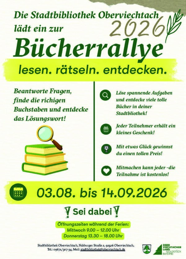 Bild vergr&ouml;&szlig;ern: B�cherrallye- Plakat neu